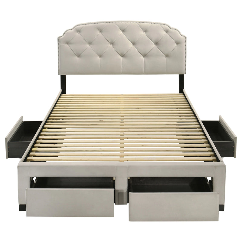 Marianna Panel Platform Storage Bed