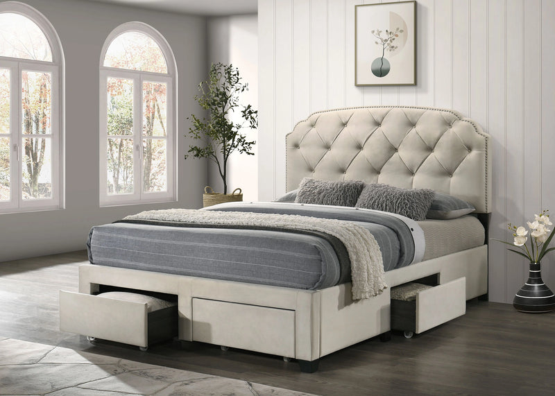 Marianna Panel Platform Storage Bed