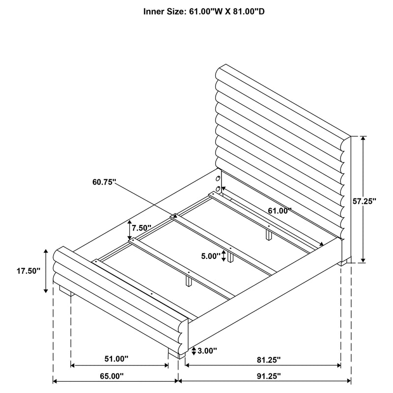 Patricia Panel Bed
