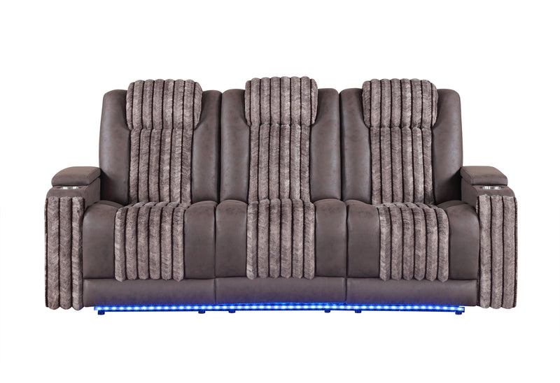 U8000 Pwr Rec Sofa with PHR, Ddt, Reading and LED