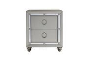 Riley Silver Nightstand