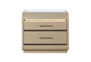 Genesis Gold Nightstand with LED