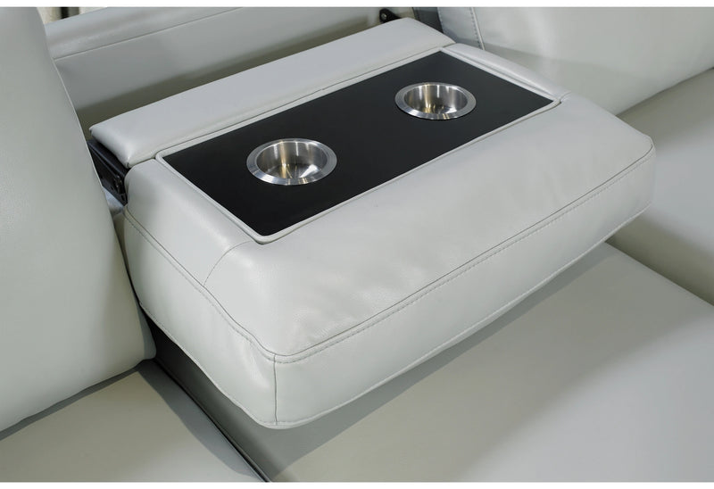 U0212 Blanche Silver Pull Out Sofa Bed