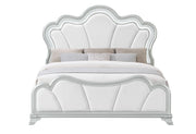 Aria Silver Bed with LED