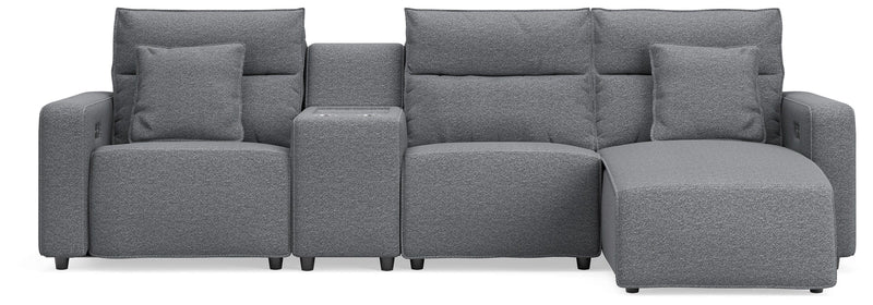 Modmax II Reclining Sectional with Chaise and Console