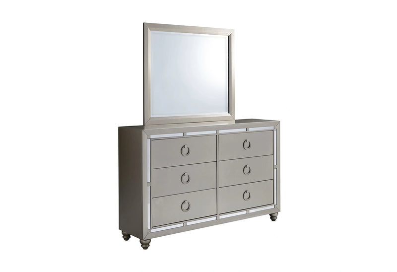Riley Silver Mirror