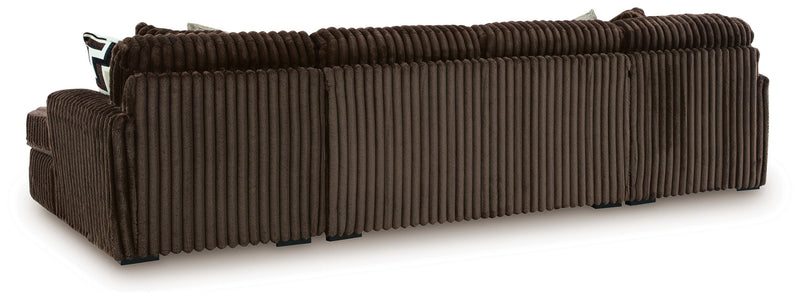 Midnight-Madness Sectional with Chaise