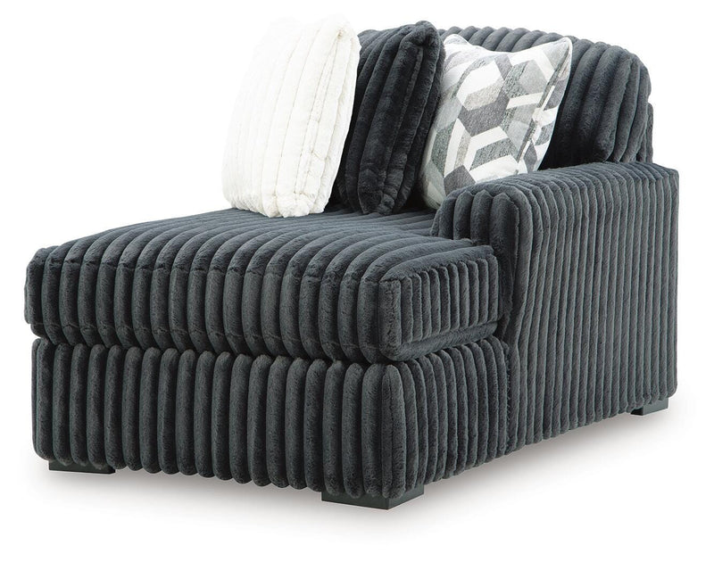 Midnight-Madness Sectional Sofa with Chaise