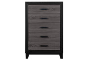 Lisbon Grey and Black Chest