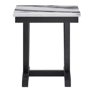 T1319 Blk/Wht End Table