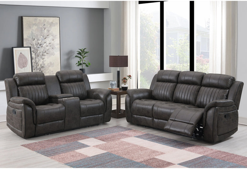 U8517 Grey Glider Recliner
