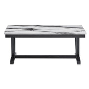 T1319 Blk/Wht Coffee Table
