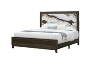 Harmony Brown Bed with LED