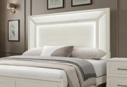 Clara Beige Bed with LED