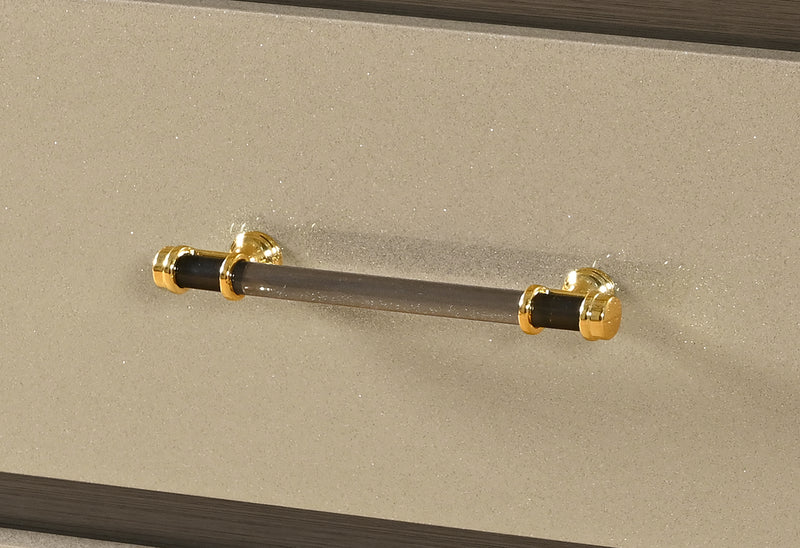 GENESIS GOLD NIGHTSTAND WITH LED