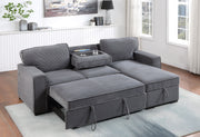 U0203 Light Grey Reversible Sofa Bed