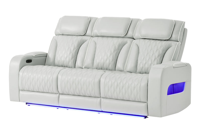U8611 Blanche Power Reclining Sofa with PHR and LED