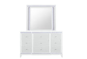 Alina White Mirror with LED