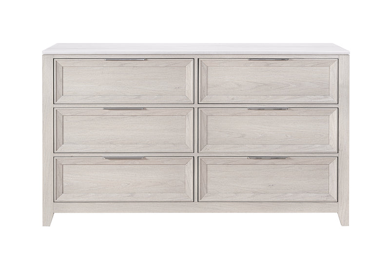 beige dresser chest Leah Protect Your Kids Heynemo Beige 6 Drawer Dresser,