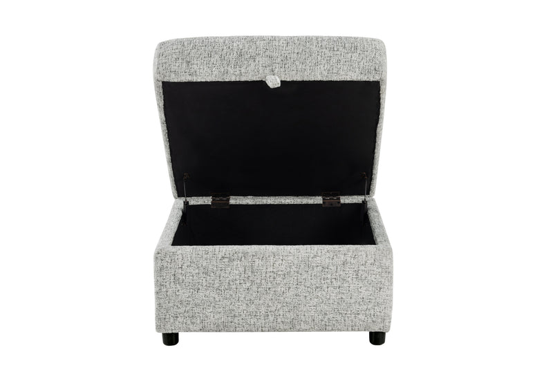 U9401 Nickel Sofa Bed Ottoman with Storage