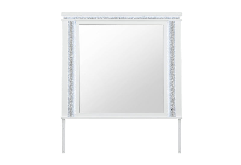 Alina White Mirror with LED