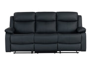 U6026 Pu 72A Reclining Sofa with LED