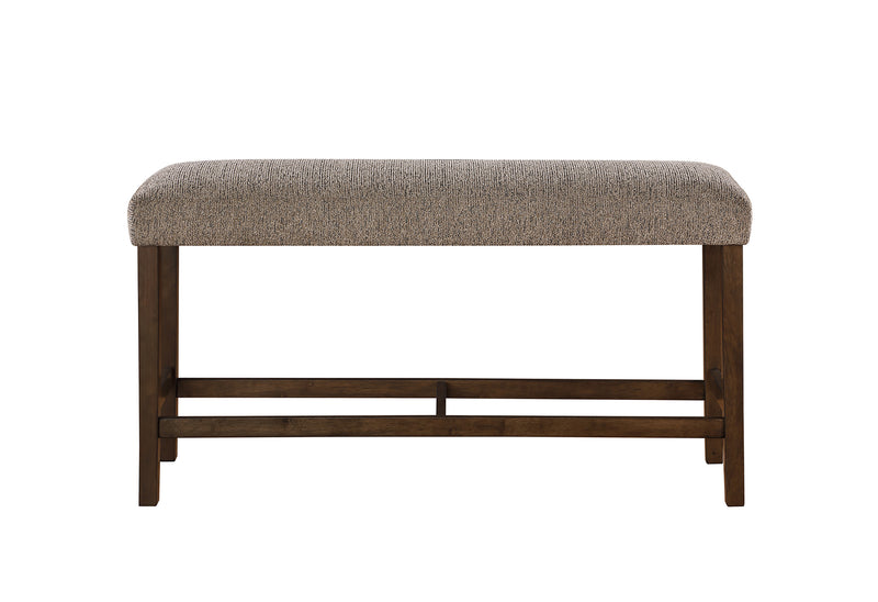 D4355 BROWN BAR TABLE BENCH
