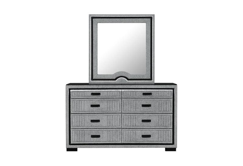 ISABELLA GREY DRESSER WITH LED