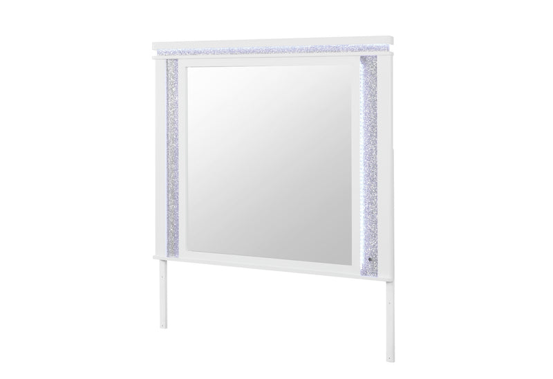 Alina White Mirror with LED