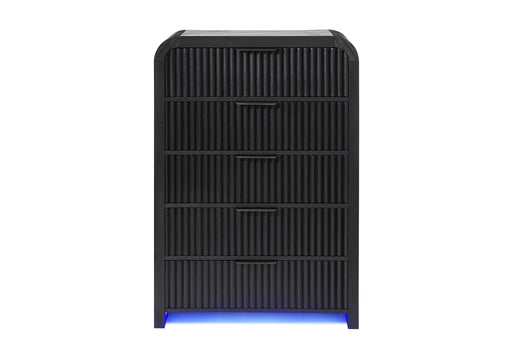 Beckett Wht/Blk Chest W/ LED