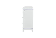 Alina White Dresser with LED
