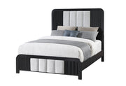 Beckett White/Black Bed