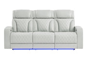 U8611 Blanche Power Reclining Sofa with PHR and LED
