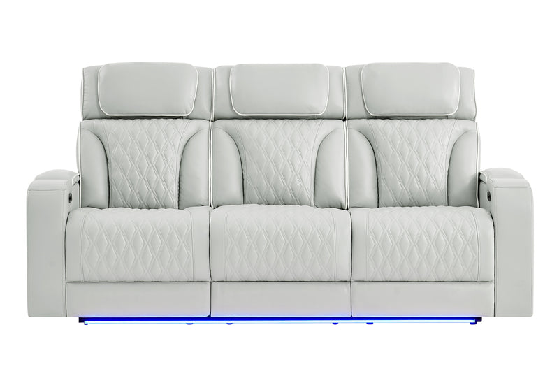 U8611 Blanche Power Reclining Sofa with PHR and LED
