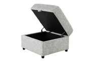 U9401 Nickel Sofa Bed Ottoman with Storage