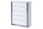 Ylime Smooth White Chest with LED