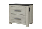 Ashley Brown Nightstand W/USB & Speaker