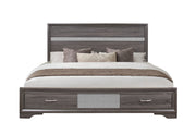 Seville Grey Bed Dresser Mirror Nightstand