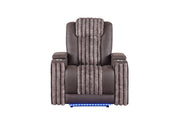 U8000 Power Recliner with Power Headrest and LED